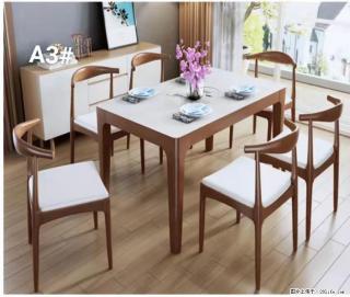 T08高级长方桌，胡桃色  1.35米带炉一桌四椅650元，现货11套。 - 揭阳28生活网 jy.28life.com